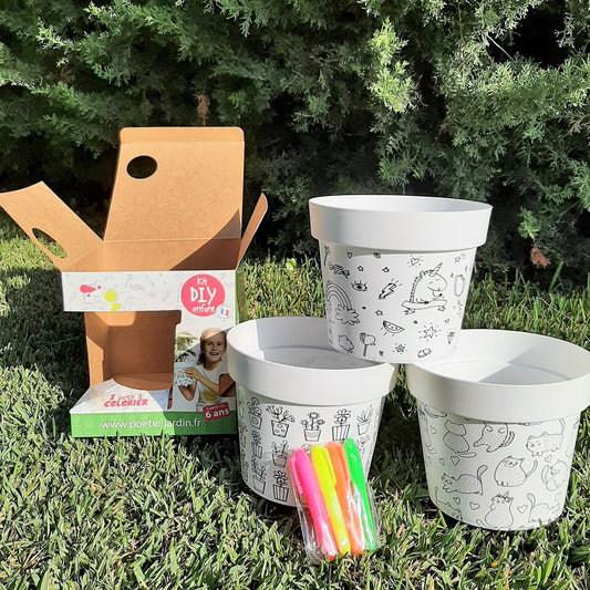 Coloring Pots - Junior DIY Kit