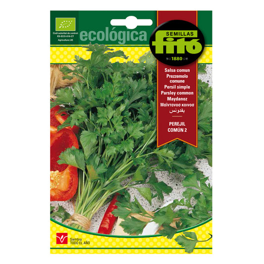 Fitó seeds - Organic Horticultural - Common parsley 2